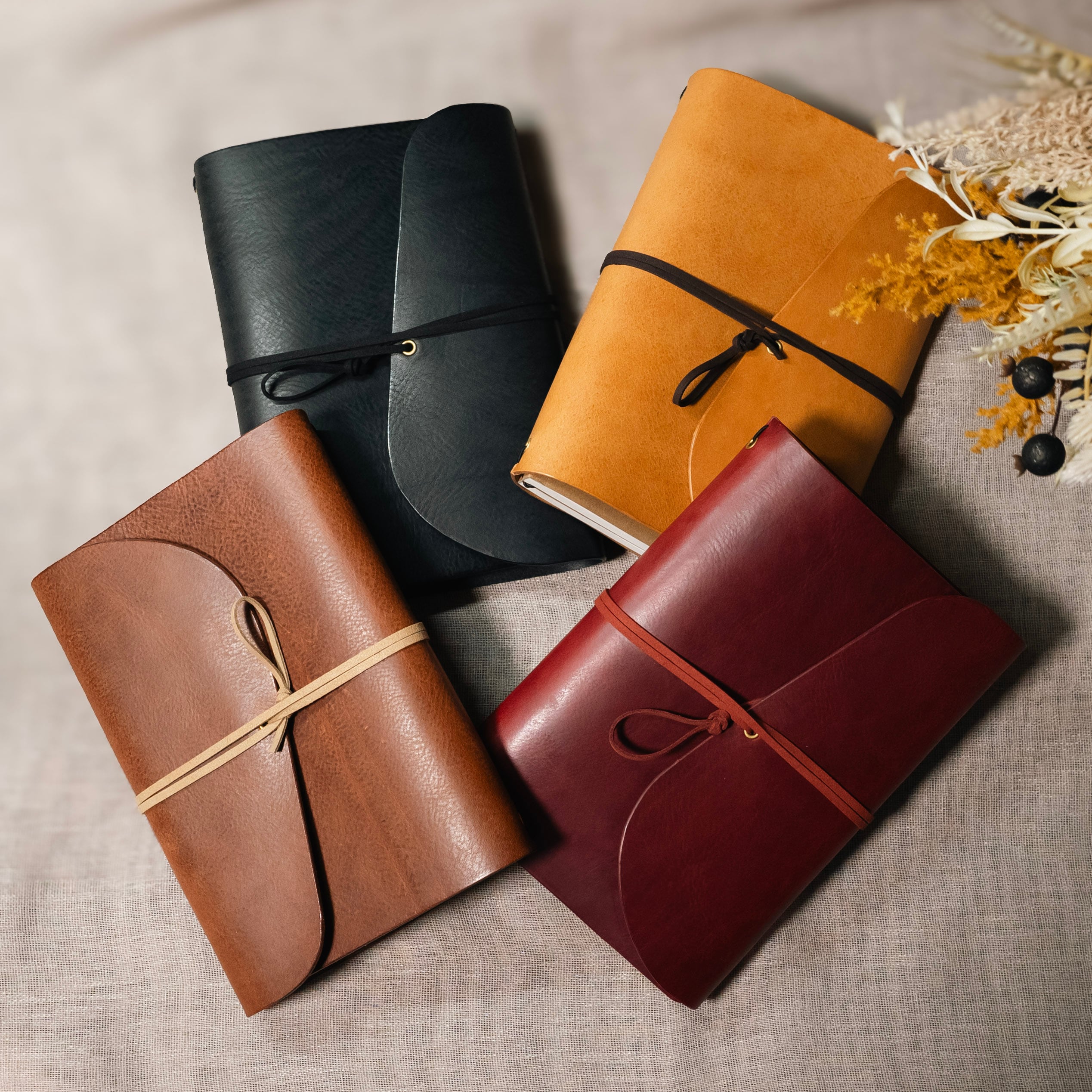 Ovaloon Leather Journal Cover(A5)