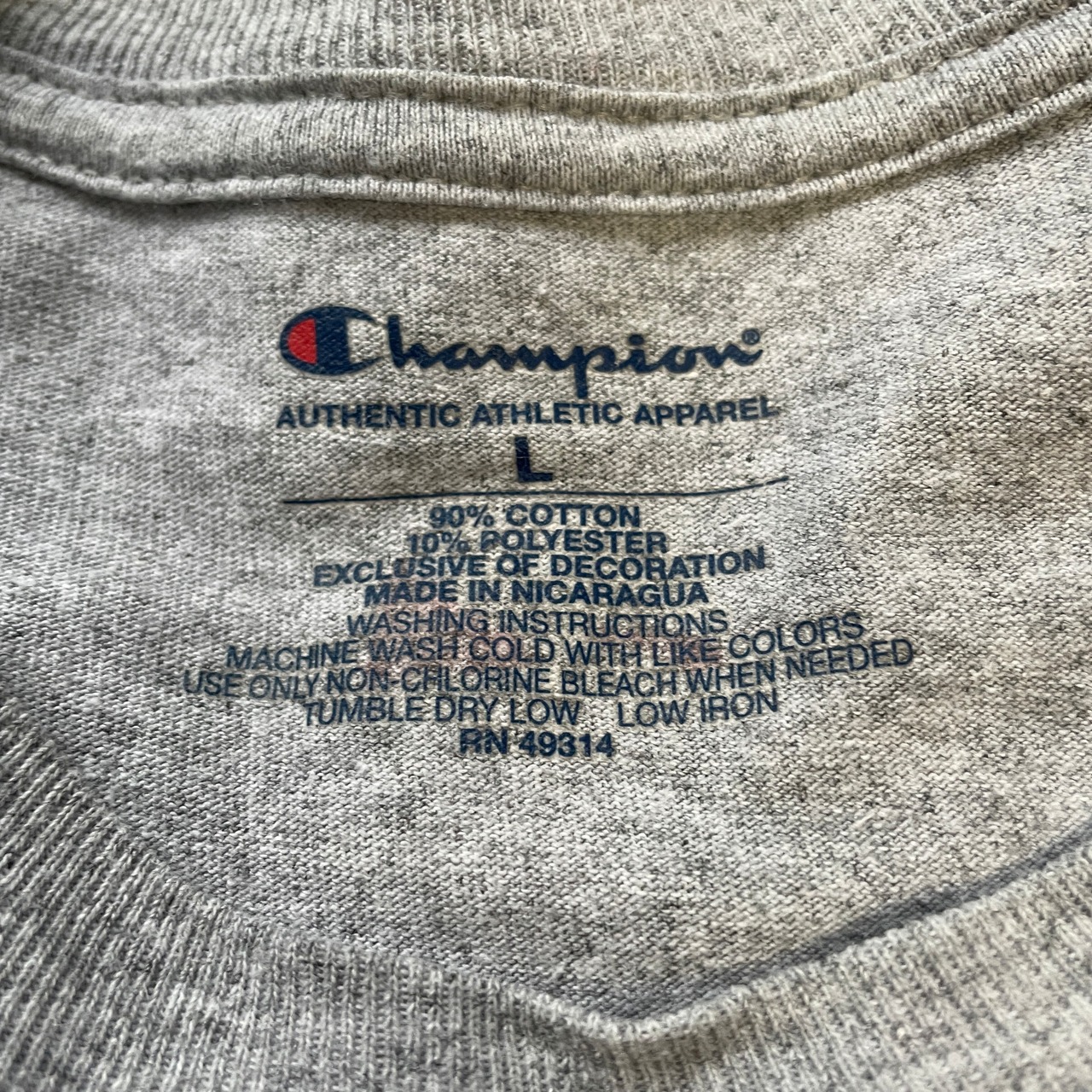 Champion チャンピオン WHITTIER カレッジロゴプリント ロングTシャツ 
