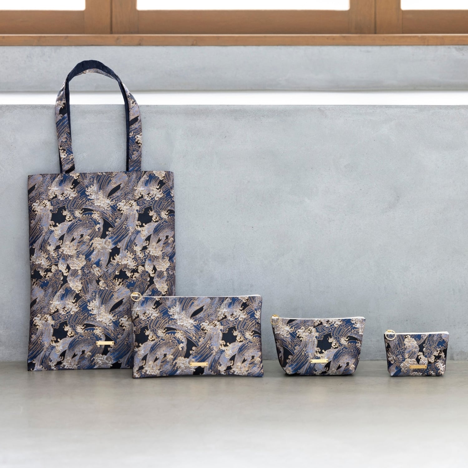 西陣織ミニクラッチバッグ NAMI / NMC19【人気商品】 | Tomorrow Fabric