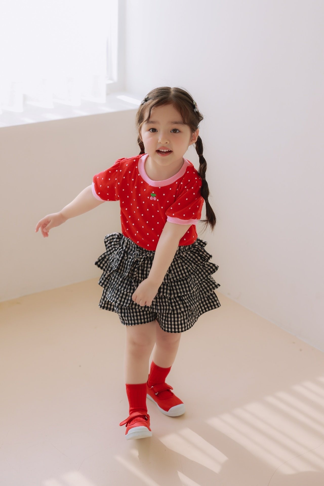 [JAZZ] Cherry Dot Blouse / [째즈] 체리도트브라우스