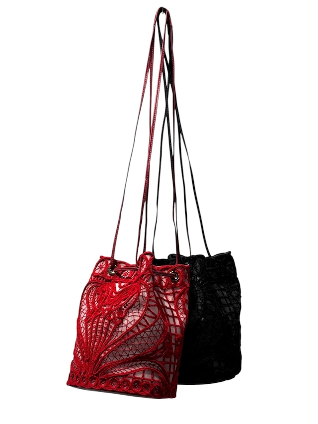 【25AW】Mame Kurogouchi マメ クロゴウチ / Cording Embroidery Bucket Bag