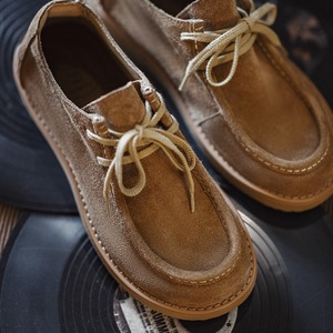 Khaki Suede Low-cut Shoes / カーキ スエード ローカット シューズ