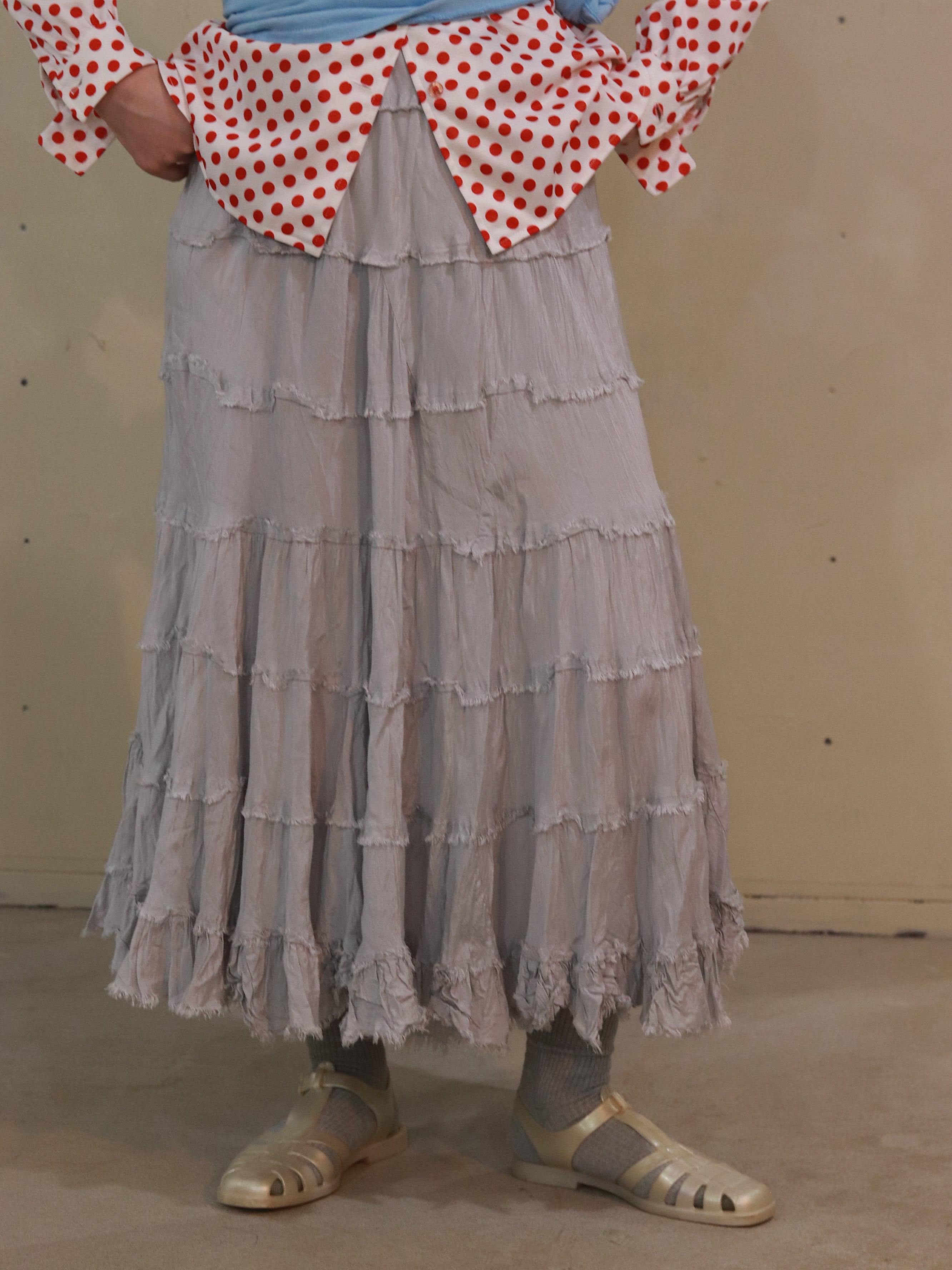 FLUFFY TIERED SKIRT
