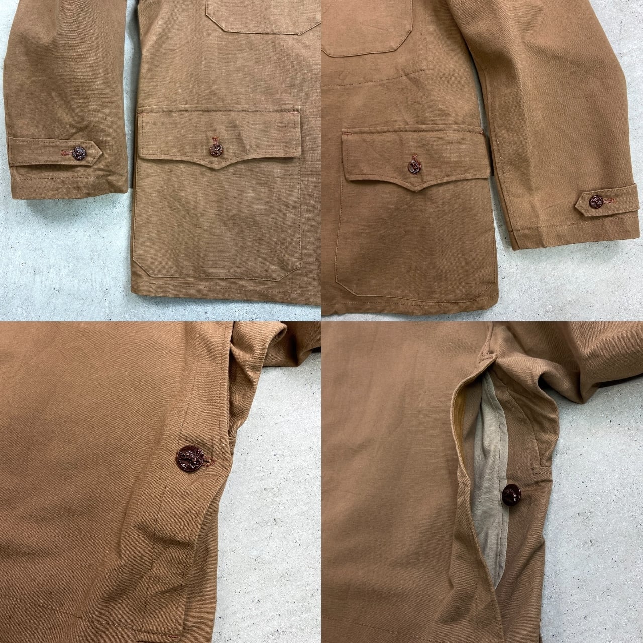 DEAD STOCK NOS 50年代 L'Ideal Confort 動物ボタン フレンチワーク