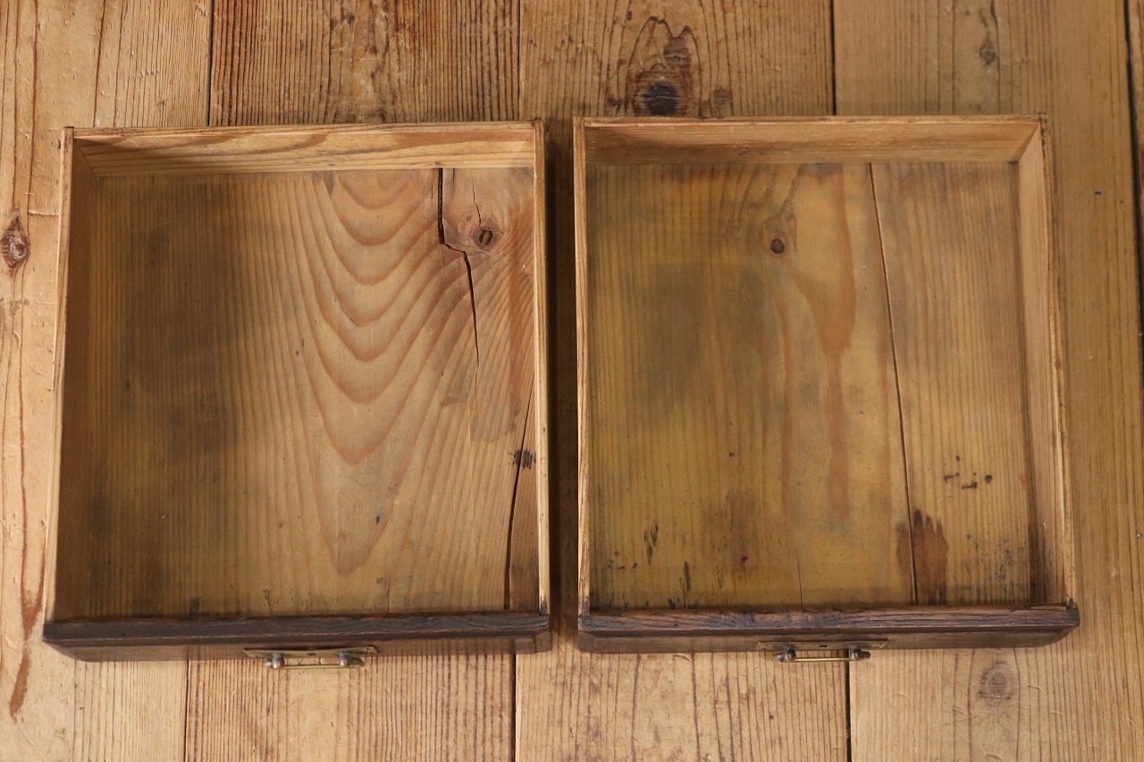 レトロ 文机 ローテーブル 座卓 帳場机 跳ね上げ天板 無垢材 引き出し