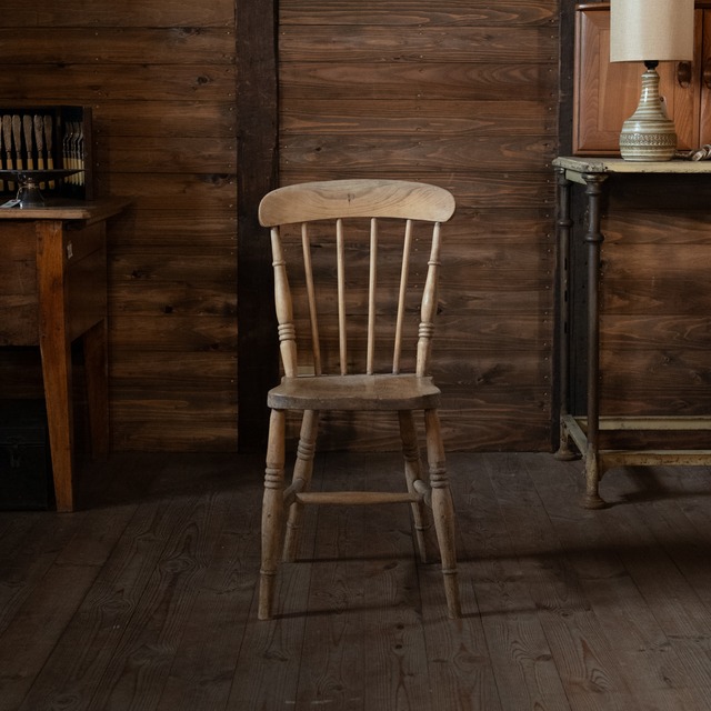 Kitchen Chair / キッチン チェア　〈ダイニングチェア・ウィンザーチェア・デスクチェア・椅子・アンティーク・ヴィンテージ〉 114176
