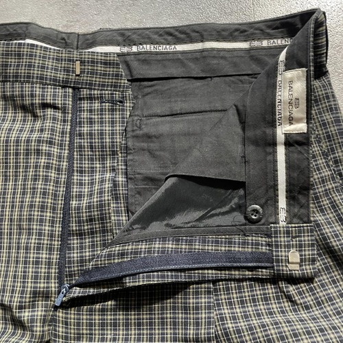 90s balenciaga バレンシアガ スラックス チェック【W35】 詳細写真8
