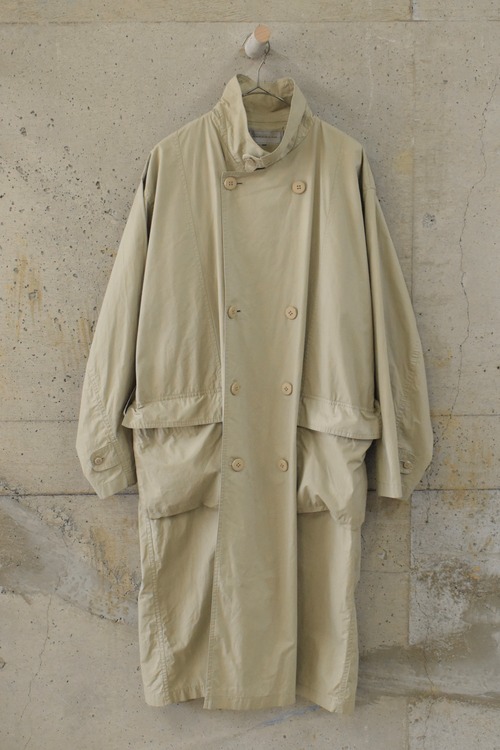 Oversized double-breasted coat