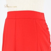 社交ダンス 衣装 スカート レッド系 チャコット Chacott 赤日本製 無地 シンプル 練習 レッスン 鮮やか 伸縮 ストレッチ 透け感 上品 ダンス衣装 イベント ステージ パーティー 柔らかい生地 華やか おしゃれ