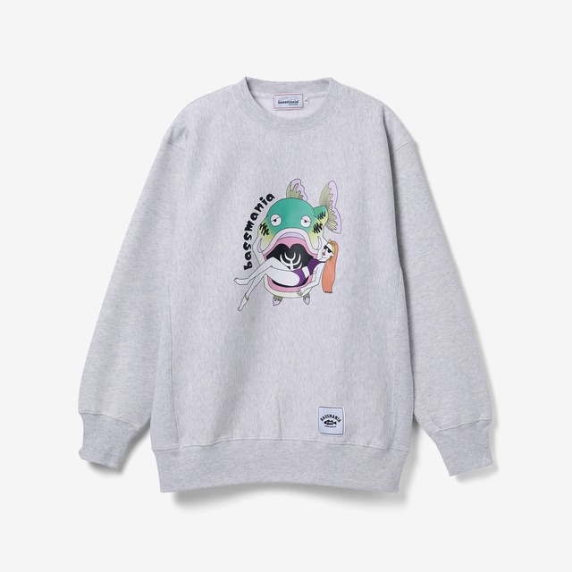 BASS GIRL Sweat Shirt［ASH］