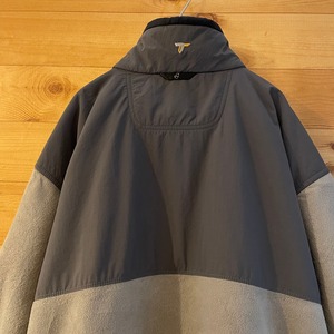 【Columbia】フリースジャケット ナイロン フリース 切替 ソフトシェル TITANIUM X-Large  アメリカ古着