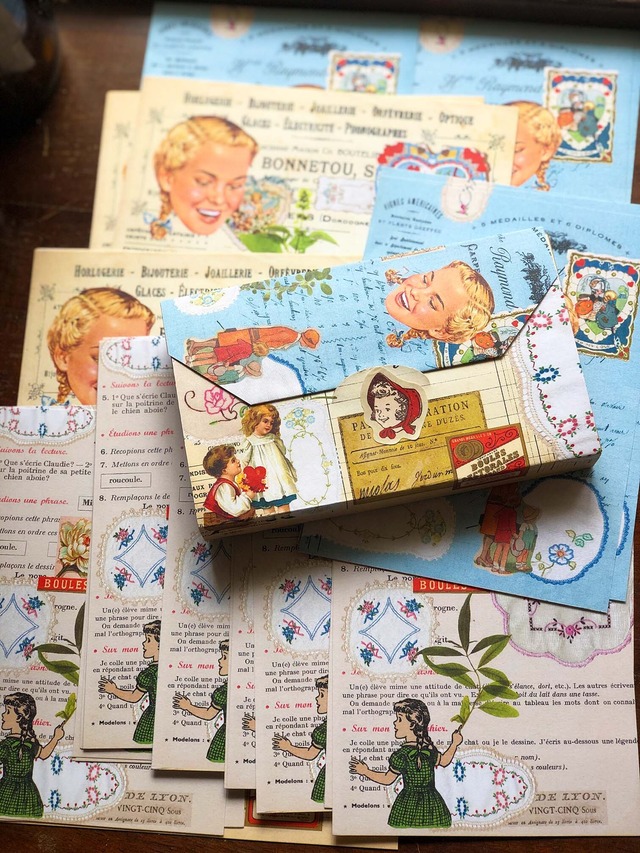 Mic Moc　コラージュペーパーキット　18枚入り　Vintage Doilies　CP005【Mic Moc（ミックモック）】[MIC-35p]