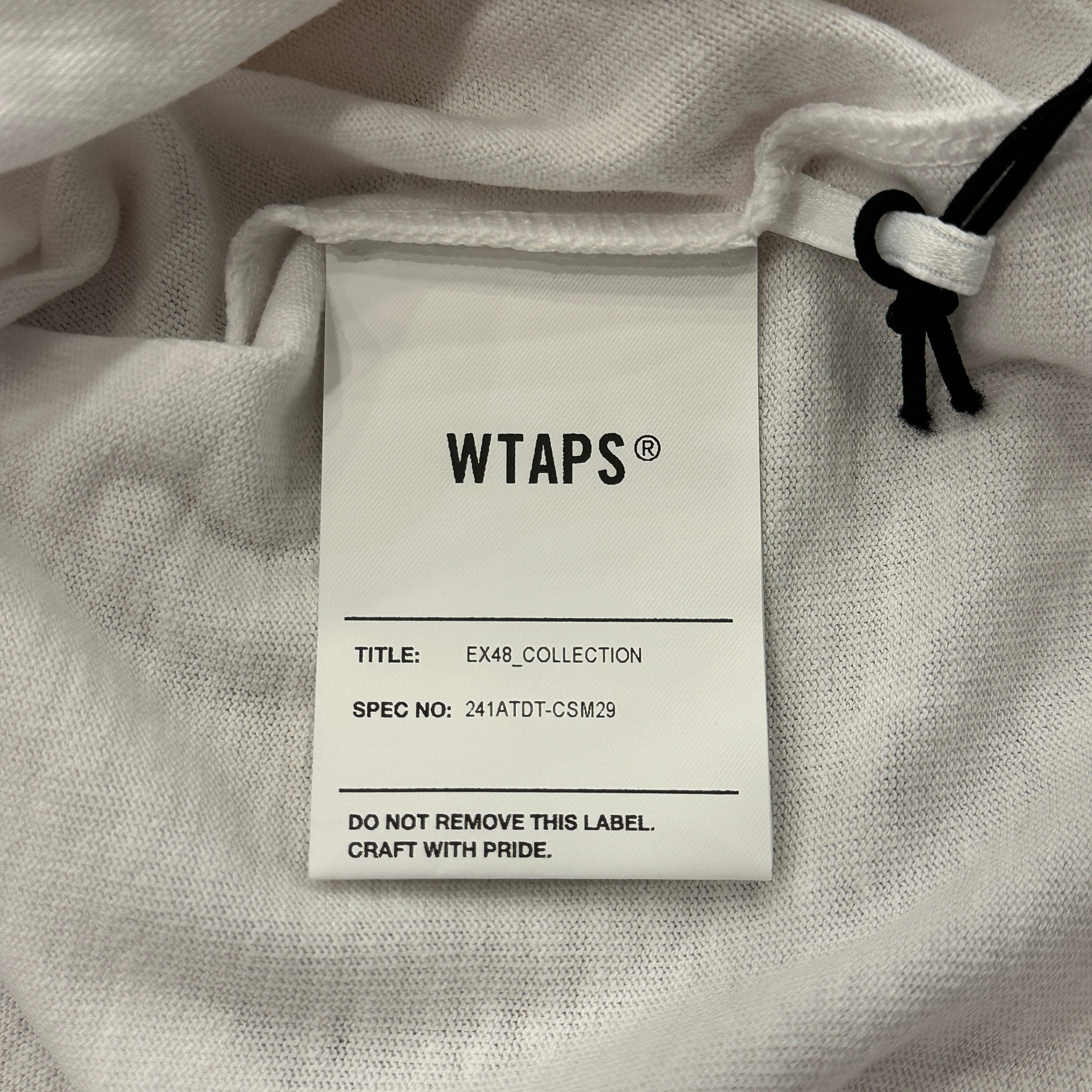 NEW] 24SS WTAPS COTTON SIGN T-SHIRT WHITE | safarionline