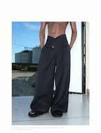 NUTEMPEROR Quip Project 025 Wool Blend Wide Trousers