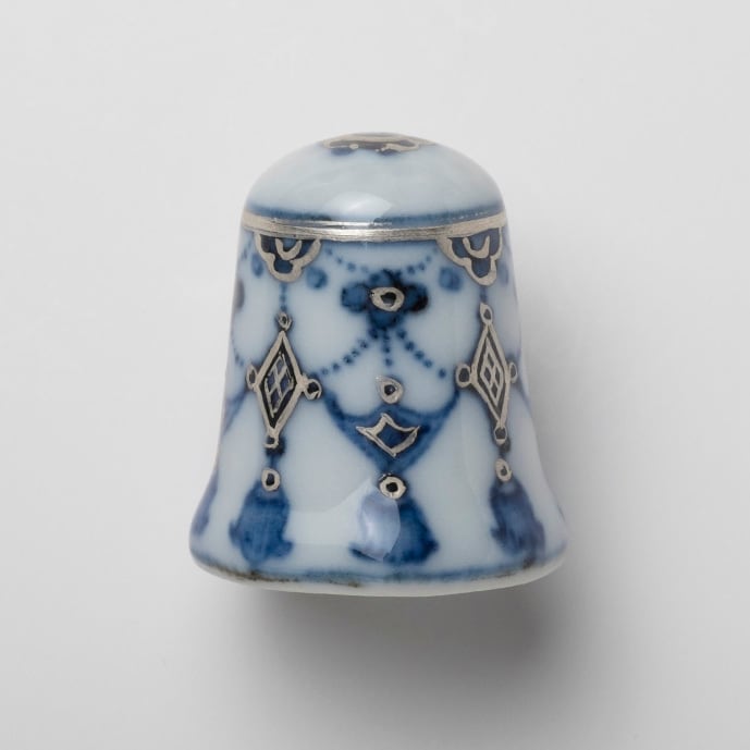 ☆ 山本長左 九谷焼 染付湯呑 山本長左作 寿宝文 湯呑（小） | 九谷陶