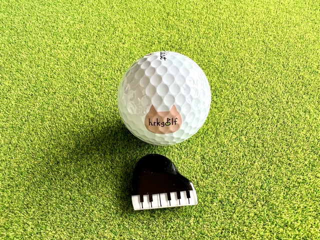 ゴルフマーカー・ピアノ (マグネットタイプ)