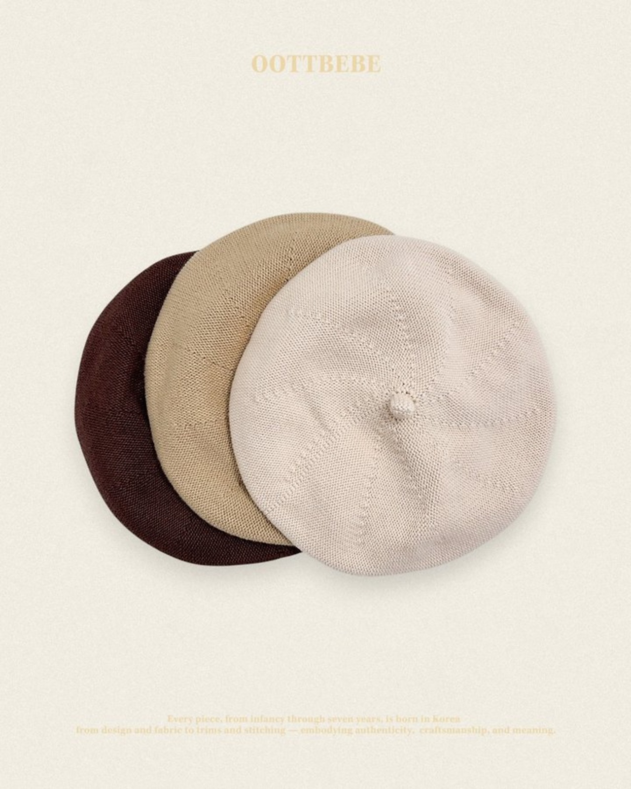 [oottbebe] Tonton beret / [오뜨베베] 톤톤베레모