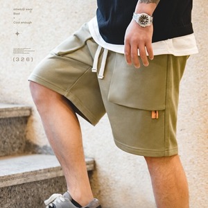 Drawstring Sweat Short Pants【G0807】