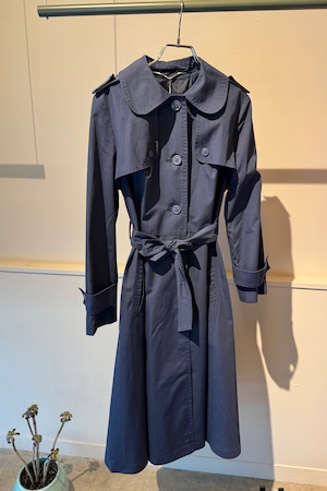 70's ネイビーブルートレンチコート