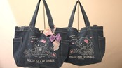 【HELLO KITTY SMILE】ショルダーデニムバッグ