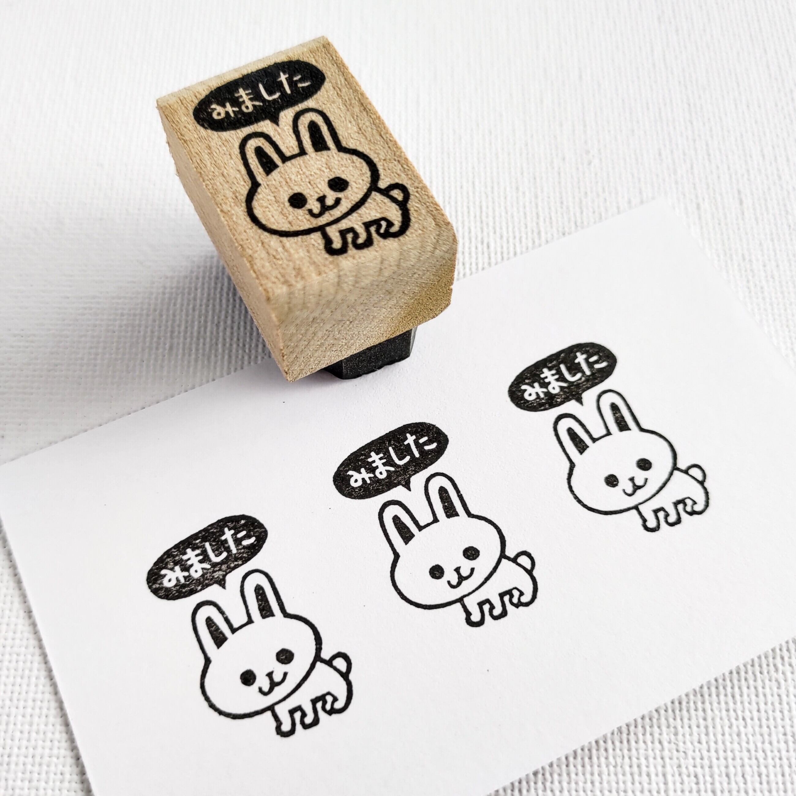 ぶにゃウサギ「みました」 | Pay ID 実験工作キット 化石発掘