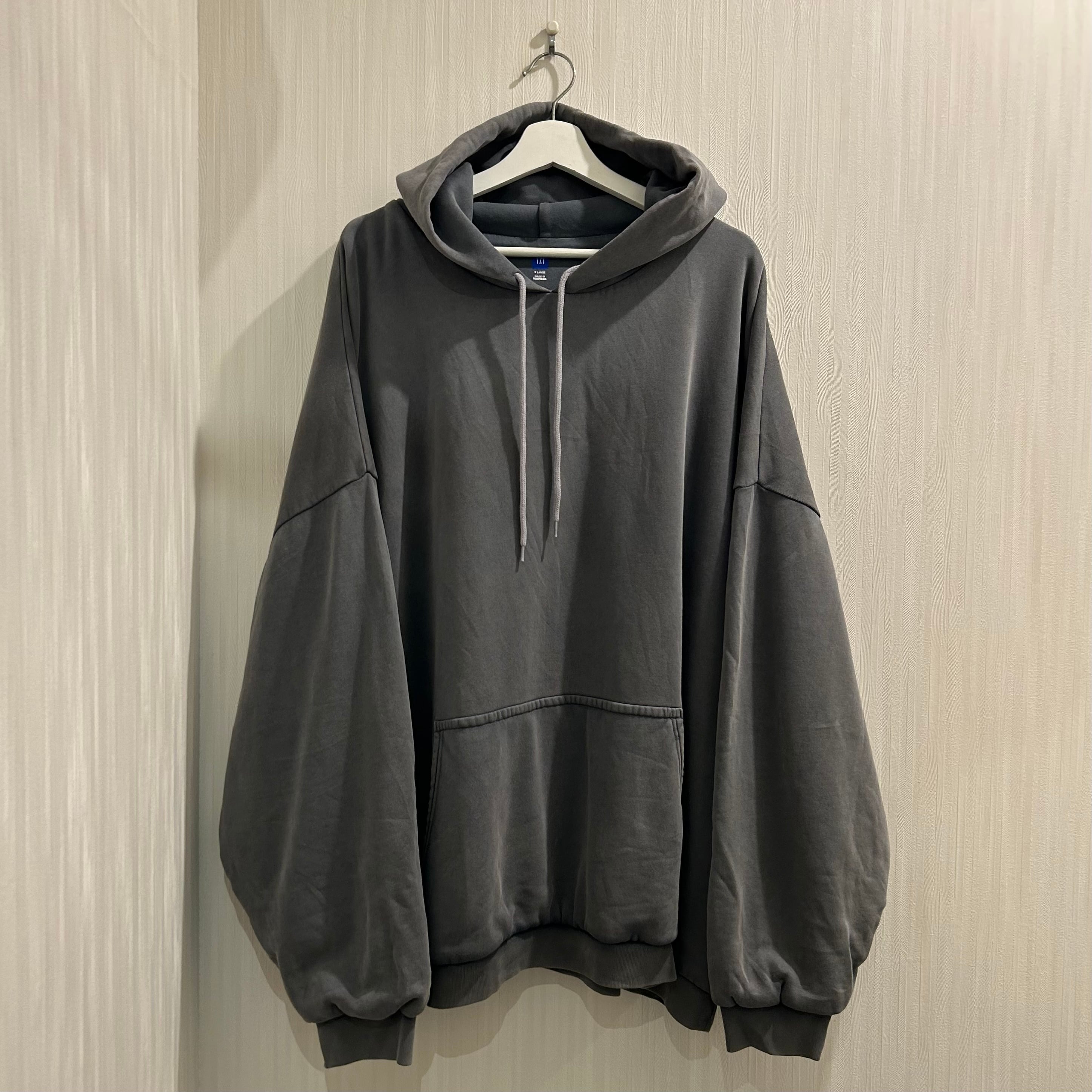 Dead Stock!! "POETIC GREY" 2022s Yeezy×Gap Double Face P/O Hoodie【DST】