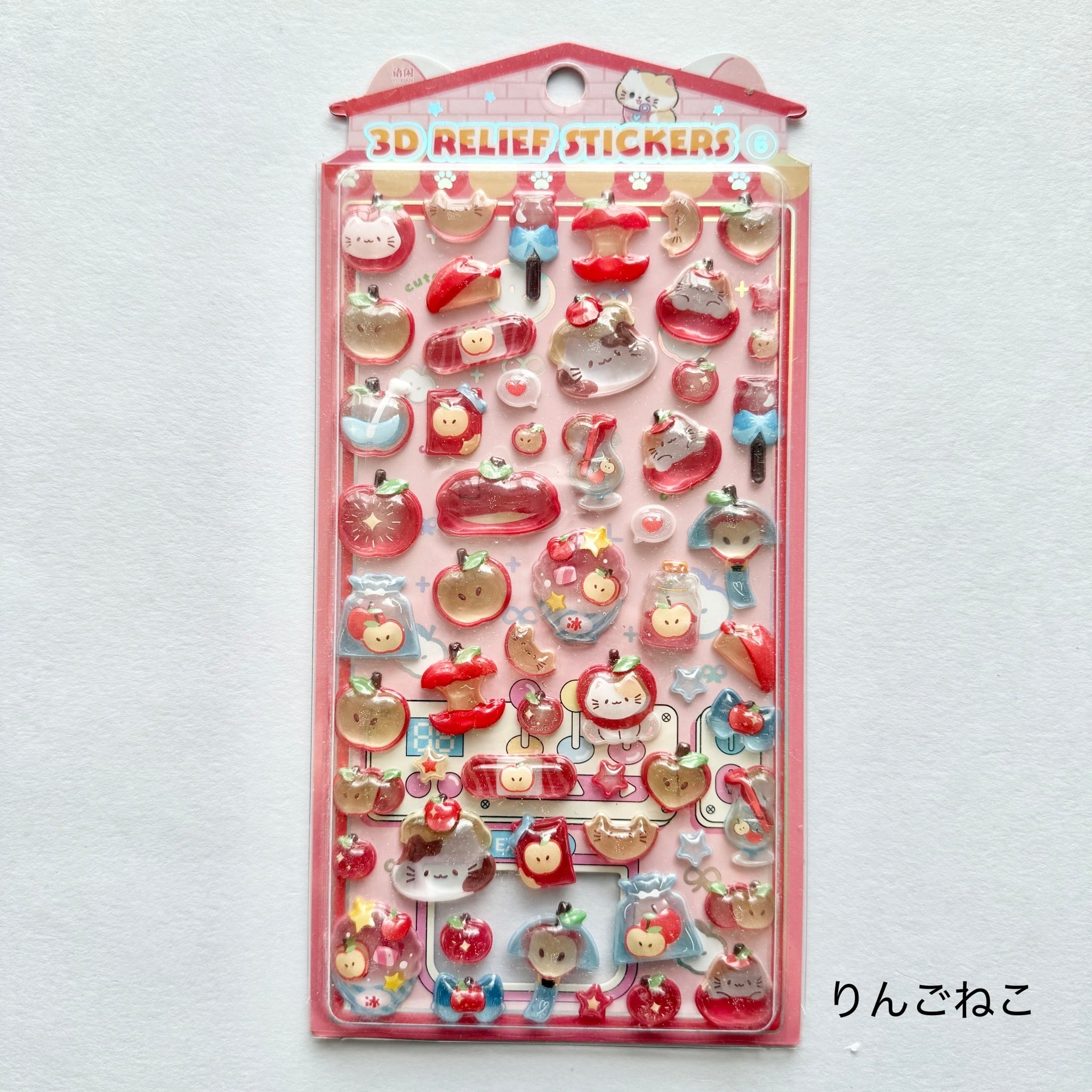 再入荷】3Dレリーフステッカー（ねこ＆かめ） | Jewelie