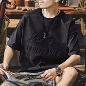 プリントマウンテンTシャツ A4278