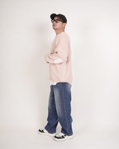 【#Re:room】VINTAGE PAINT WIDE DENIM PANTS［REP309］