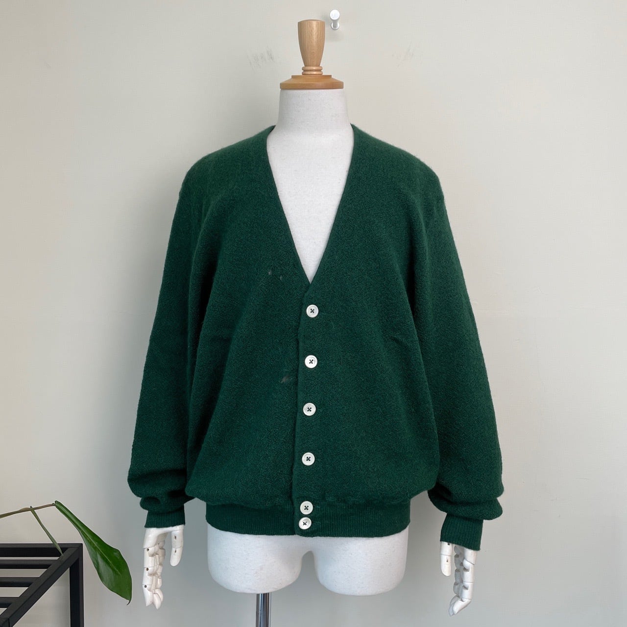 70s 80s USA製 Bullock & Jones アルパカ ニット カーディガン