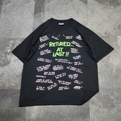 91's RETIRED AT LAST print tee