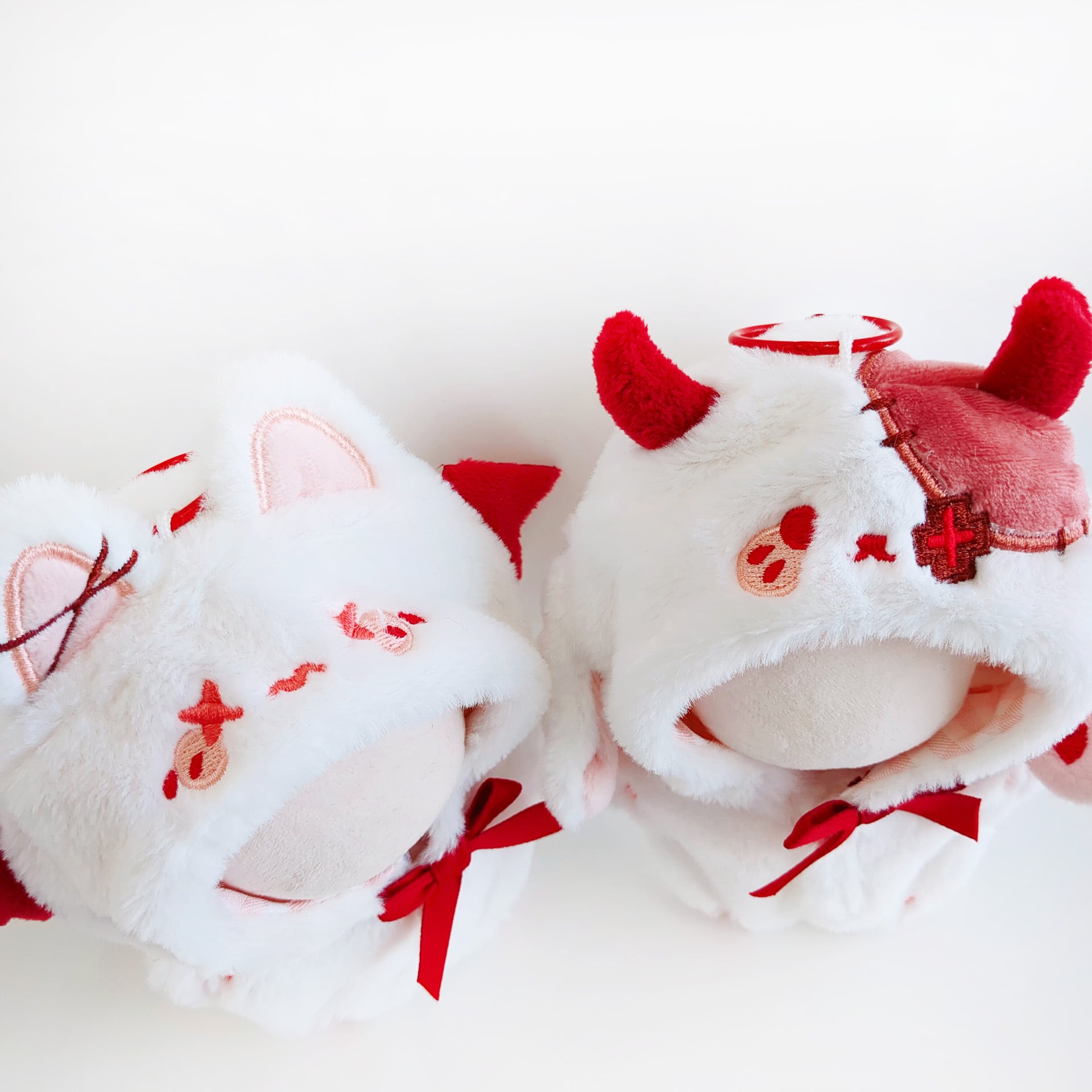 ぬい服 10~13cm おすわり うさぎ ホワイト レッド 10cm~13cmサイズ おすわりぬい服 ʚうさぎ 天使ɞホワイト×ピンク - メルカリ
