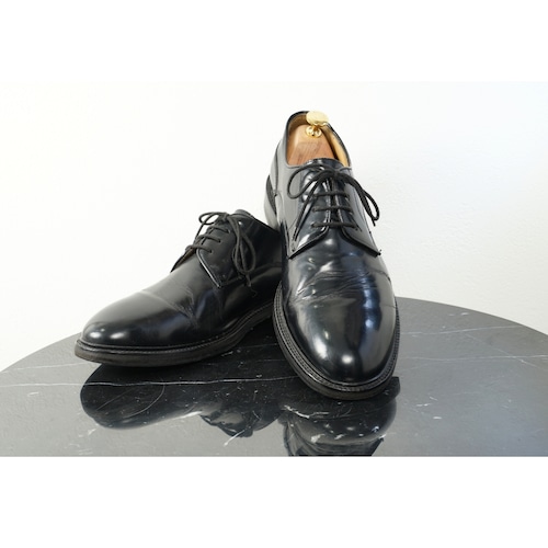 イタリア製 プレーンレザーシューズ サイズ表記なし（約26.5〜27cm相当）｜SS84