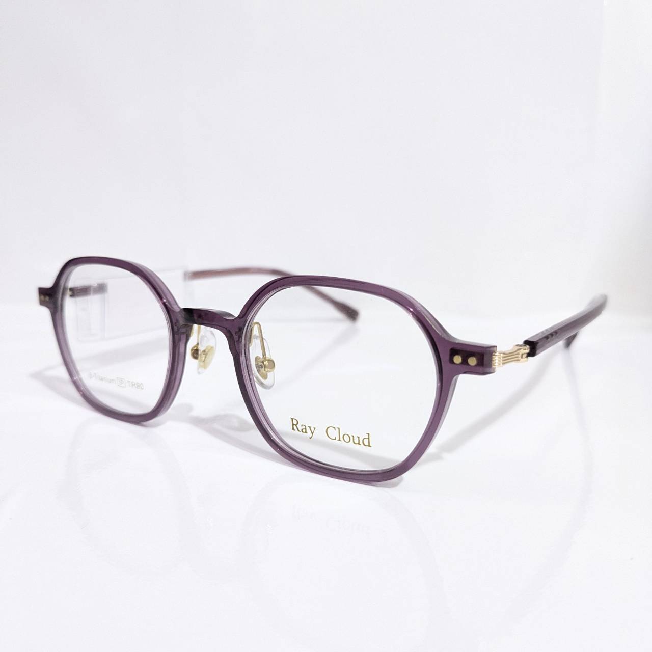 【Ray Cloud】ウエリントンセルフレーム クリアパープル