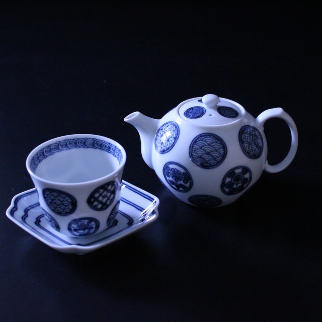 AS平戸松山窯　豆ポット　5柄　