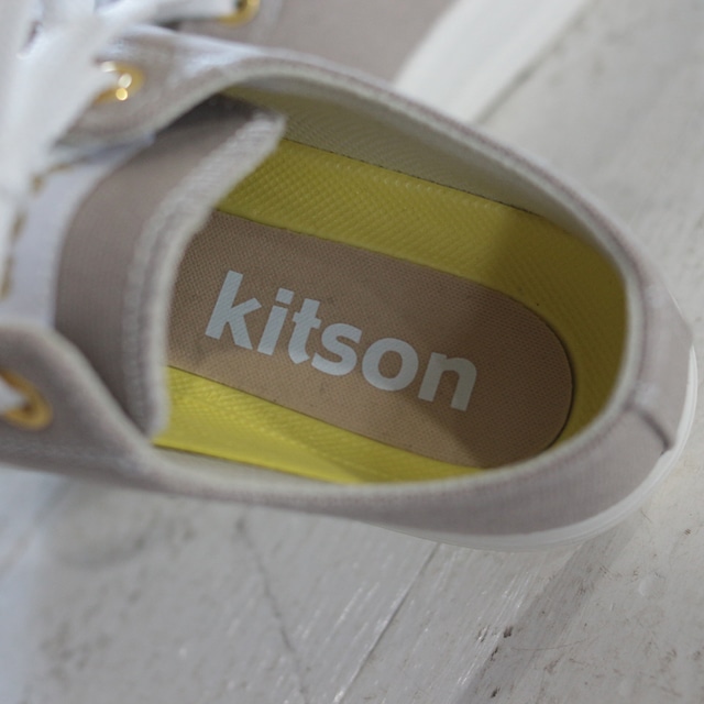 【kitson】ローカットスニーカー 2way 超軽量 厚底 フラット 3e（12151）