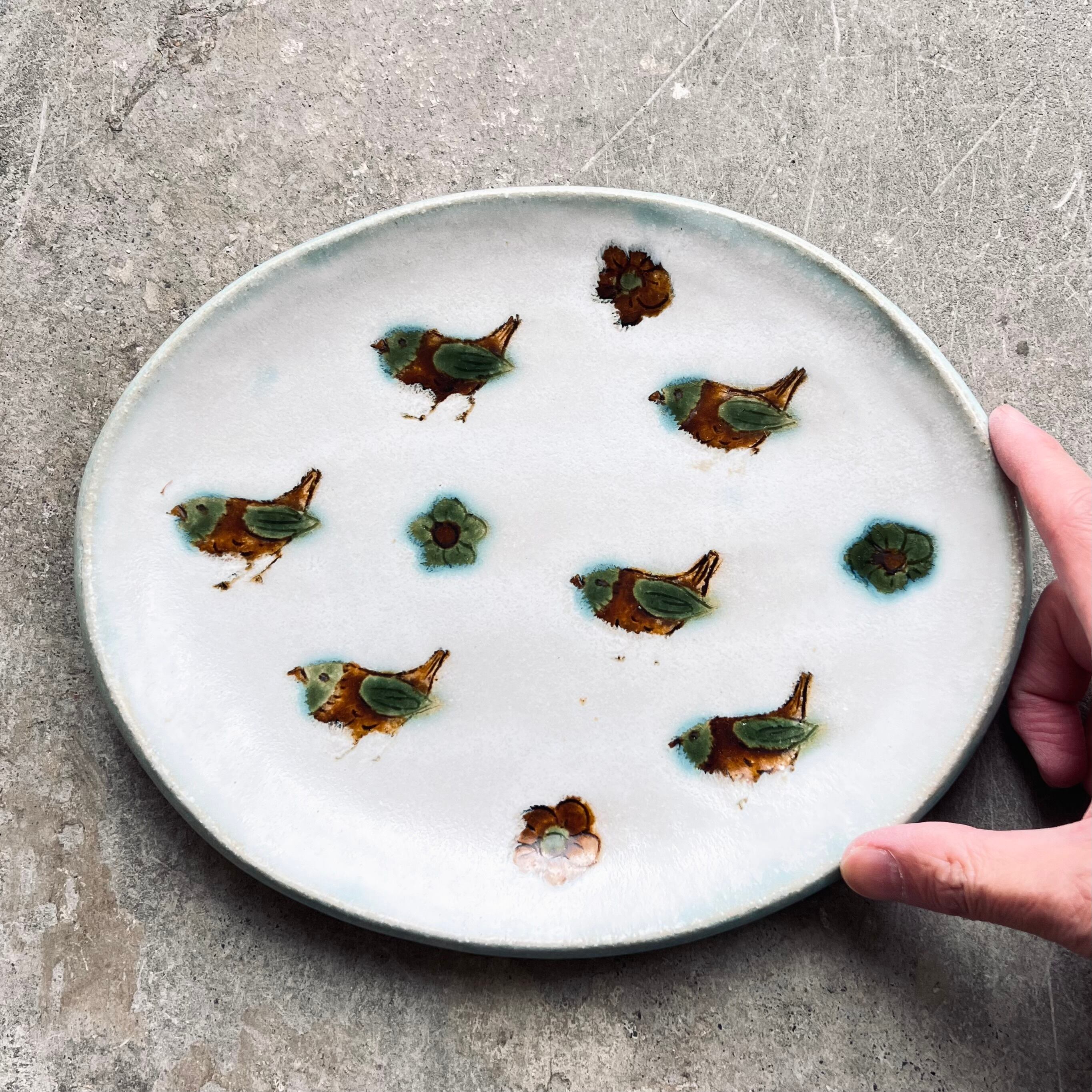 益子焼　岡本芳久さん　大皿 岡本 芳久 - 楕円平皿 | Nagi