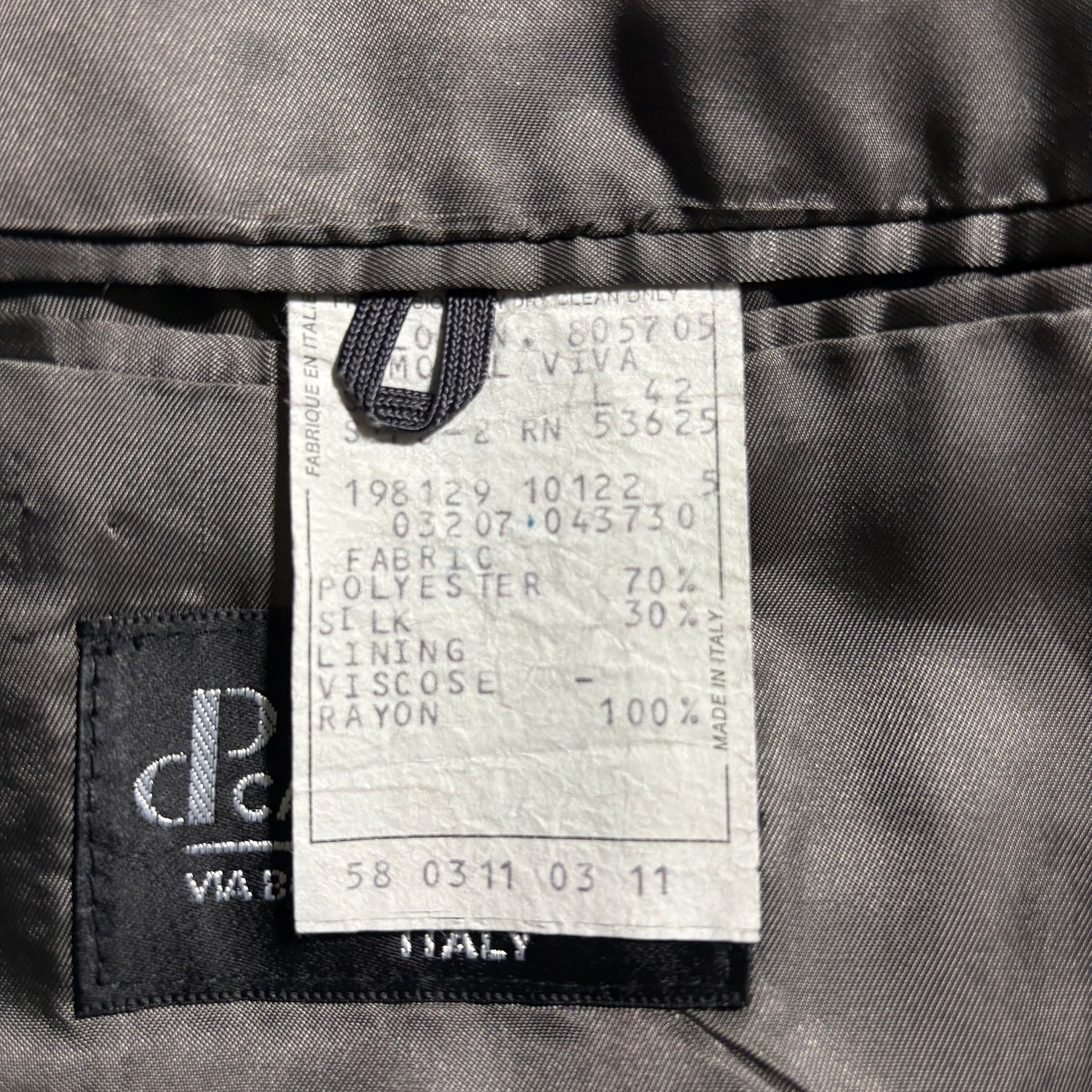 vintage nep suits set-up made in Italy