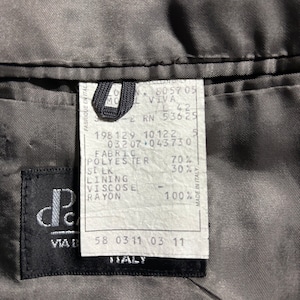 vintage nep suits set-up made in Italy