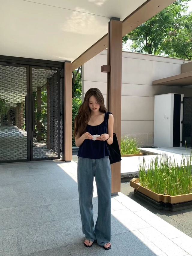 (OUNCE)  annie frill  blouse / 2color
