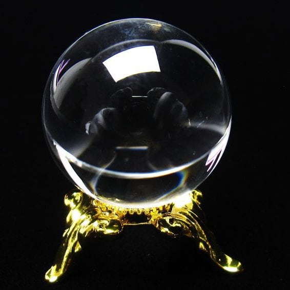 水晶 丸玉 ブラジル産 24mm 一点物 141-6443