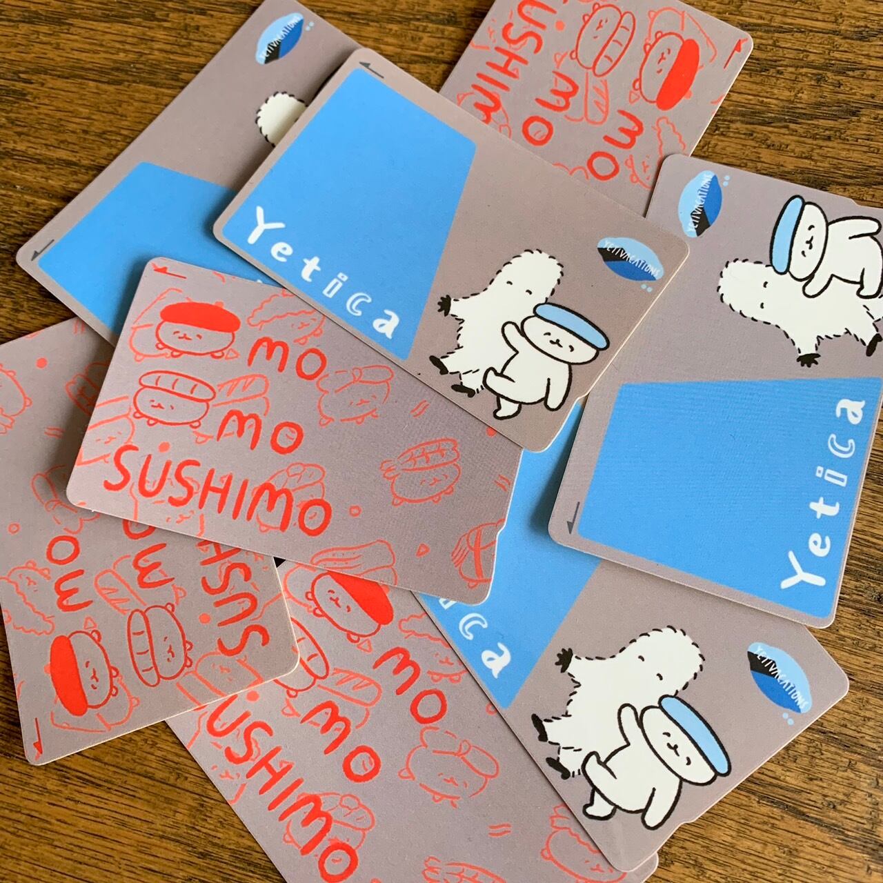 Icカードステッカー Yetica Sushimoセット Yeti Vacations