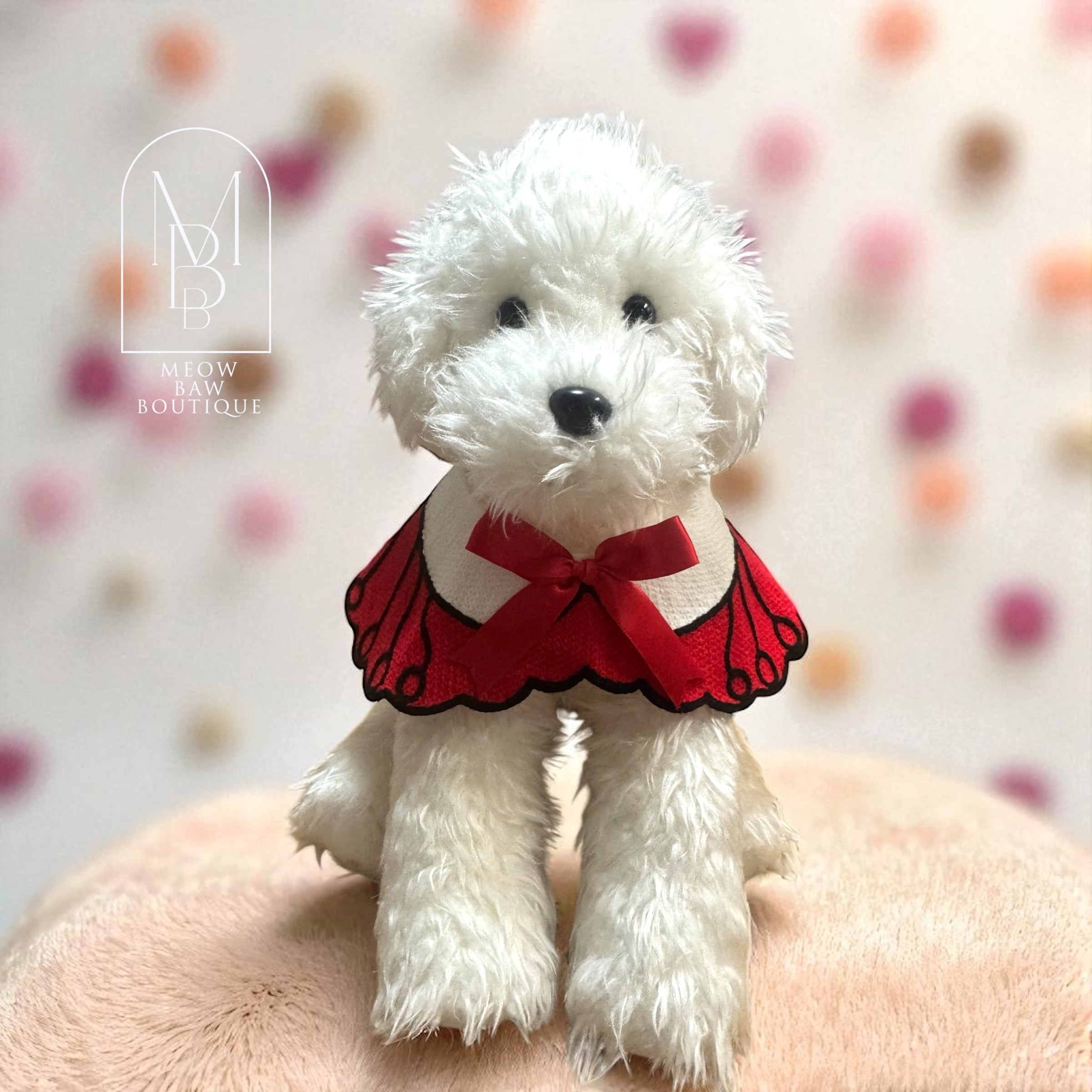 ハンドメイド 長毛ちゃんにもオススメ わんちゃん ねこちゃん シュシュ