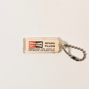 Vintage CHAMPION SPARK PLUG Key Chain #1