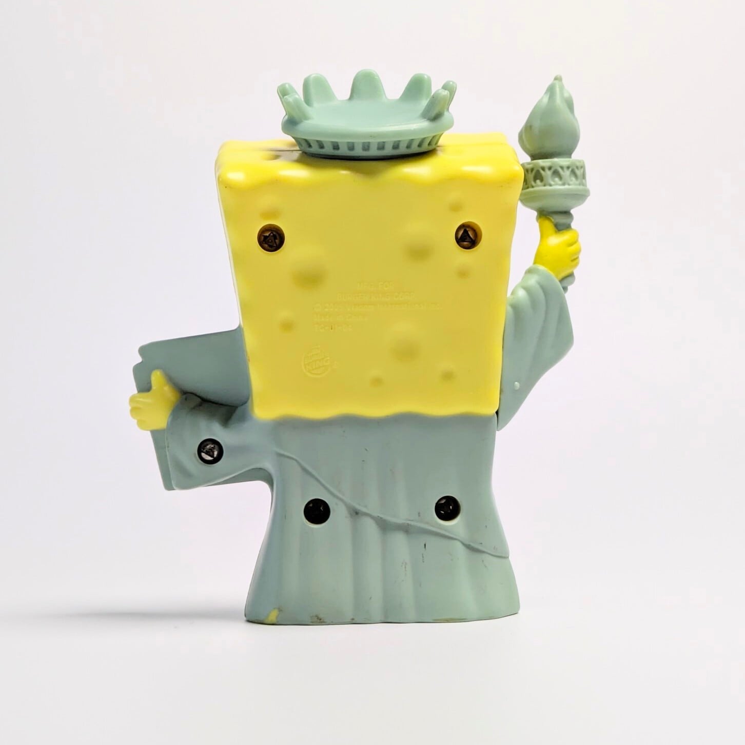 ☆ VINTAGE2005 ☆【 SpongeBob SquarePants ( スポンジボブ ) 】 BURGER KING ミールトイ 『 自由の女神 』〚アメリカン雑貨 アメトイ〛