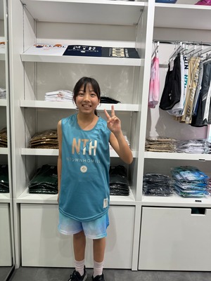 BASIC LOGO SLASH-TANK TOP(DRY) color Cerulean