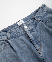 【#Re:room】VINTAGE TUCK WIDE DENIM［REP208］