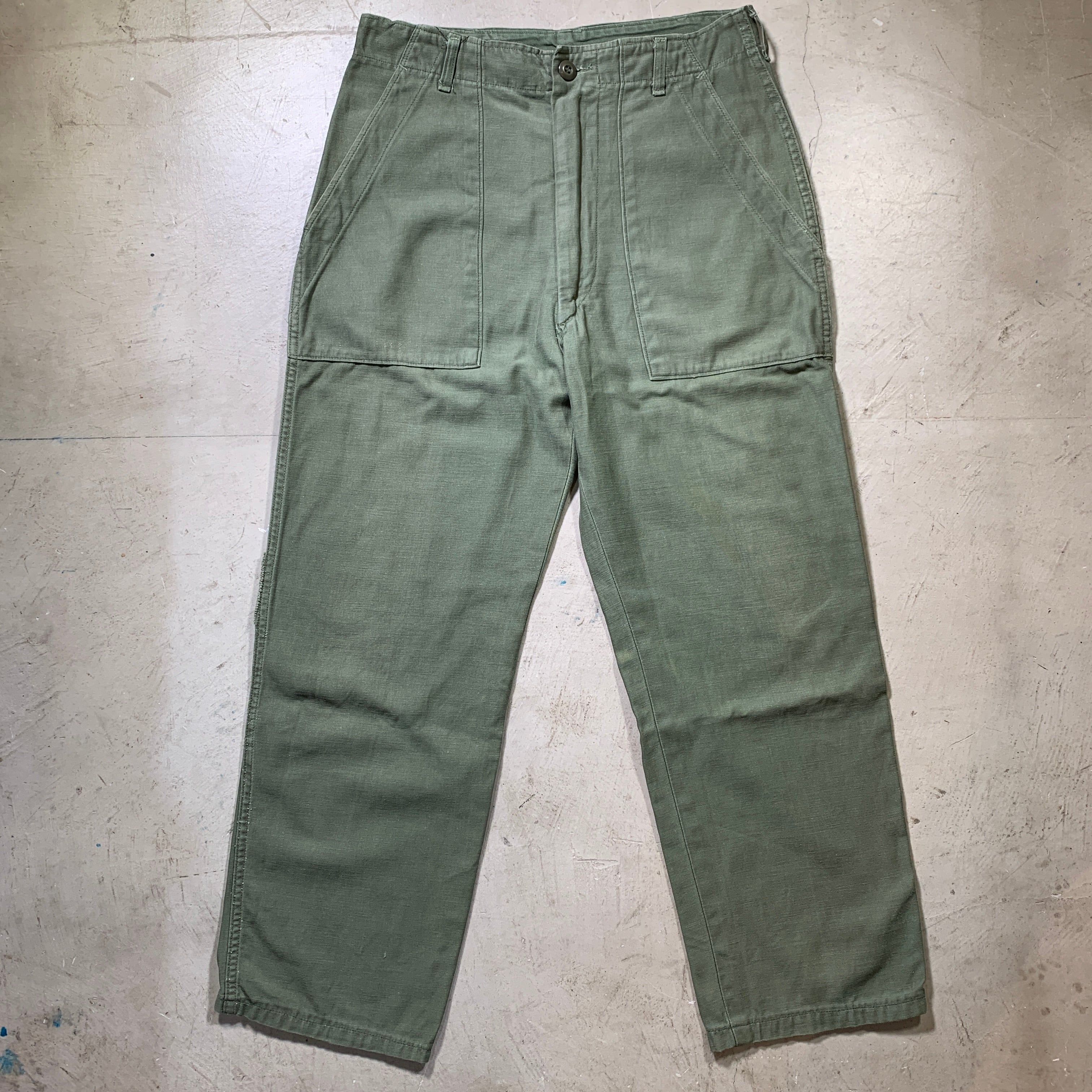 U.S.ARMY】70s VINTAGE OG-107 ベイカーパンツ股上35 - ワークパンツ ...