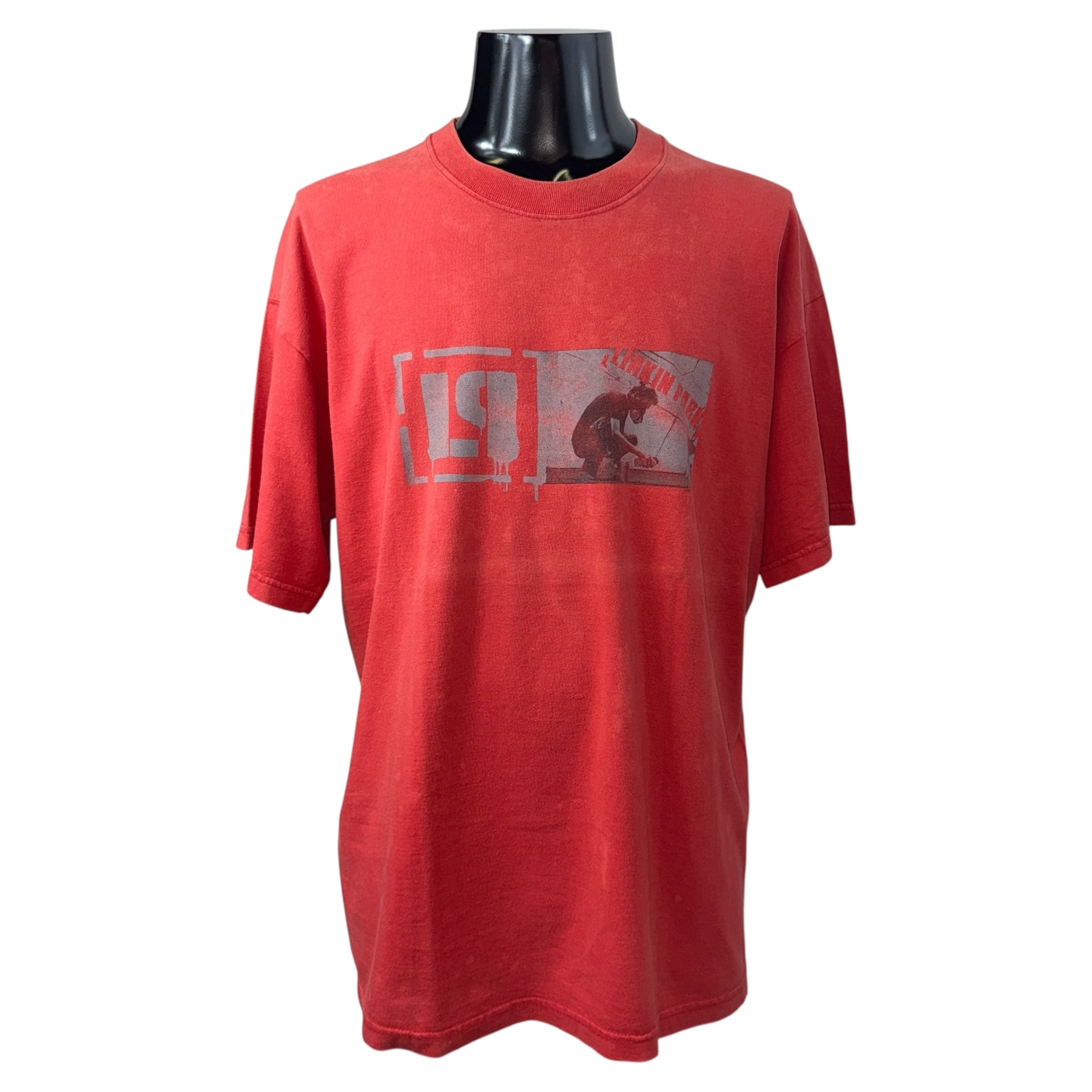 リンキンパーク　ヴィンテージ　Tシャツ XL【良グラフィック】 LINKIN PARK】リンキン・パーク グラフィックTシャツ レッド XL