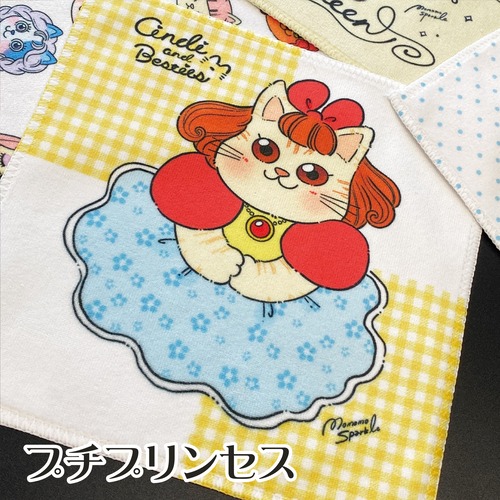 モモモスパークル ミニタオル プチプリンセス